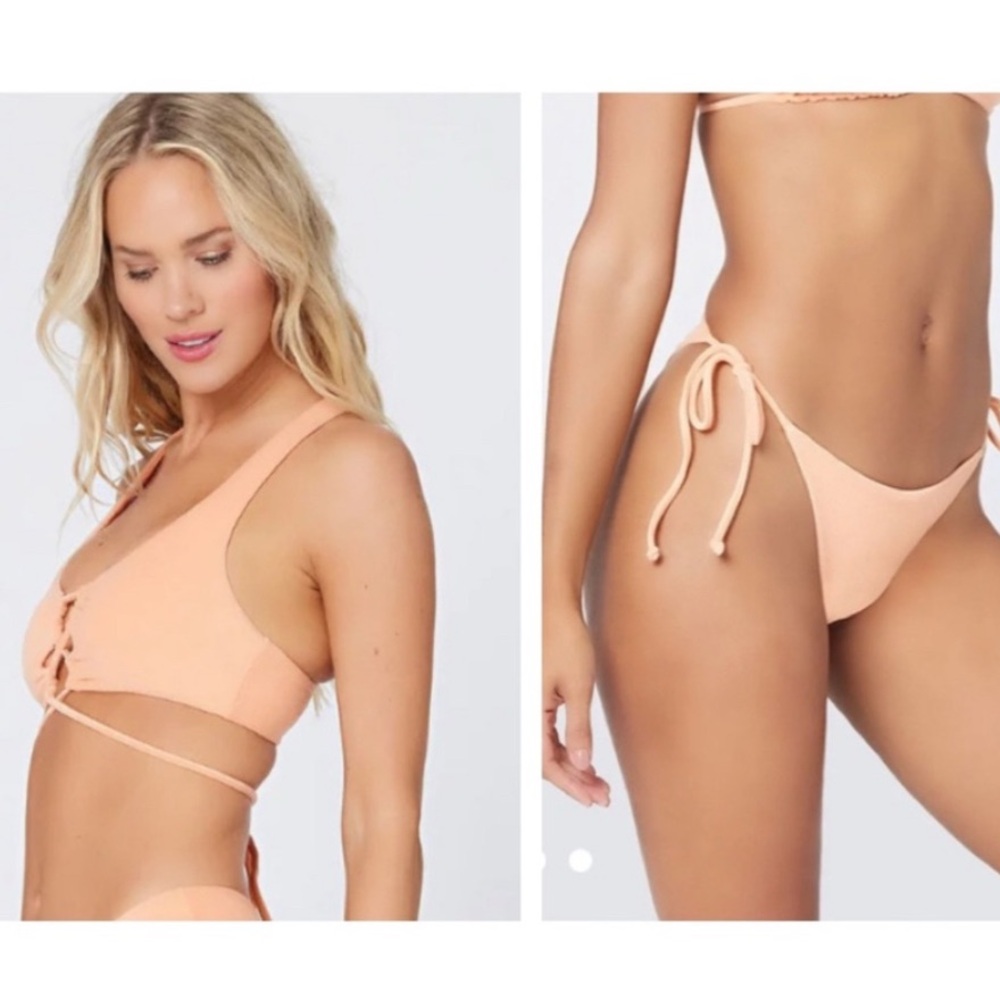 L*Space Set: NWT Tangy Terry Bikini Set : Dax Top & Lennox Bottom (M)
